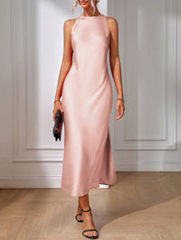 Claire - Elegant Satin Midi Dress