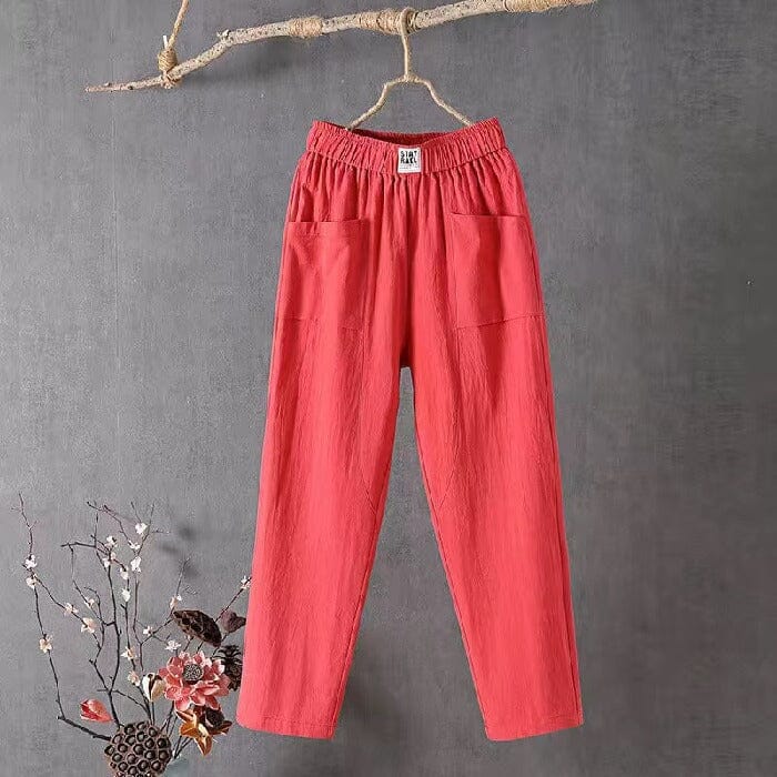 Tracy - Linen blend Trousers