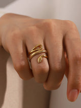 Hailey - Adjustable Snake Ring