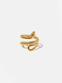 Hailey - Adjustable Snake Ring