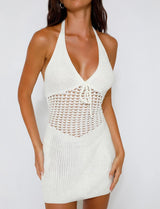 Kaelis - Halter Tie Beach Dress