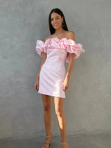 Sara - Elegant Ruffle Dress