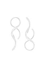 Laura - Sleek Spiral Earrings