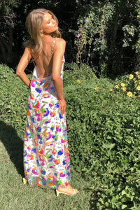 Penelope - Floral Slit Dress