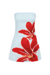 Irelia - Open Back Printed Tube Dress