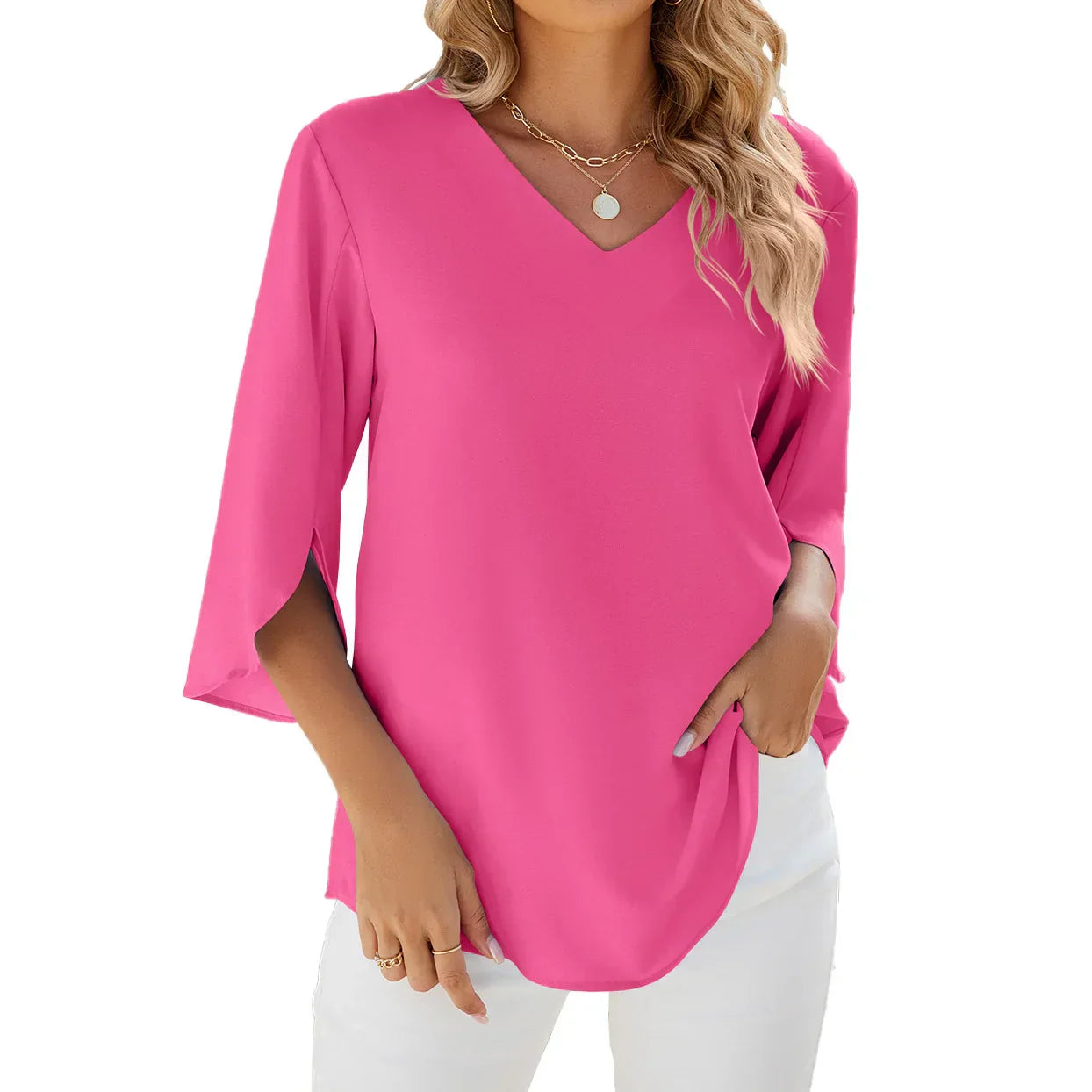 Lauren - V-neck blouse