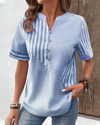 Lucy - Elegant Striped Blouse